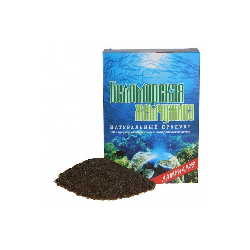 Laminaria „Valge mere pärl“ kuivatatud söögivetikad, 100 g Silõ Prirodõ