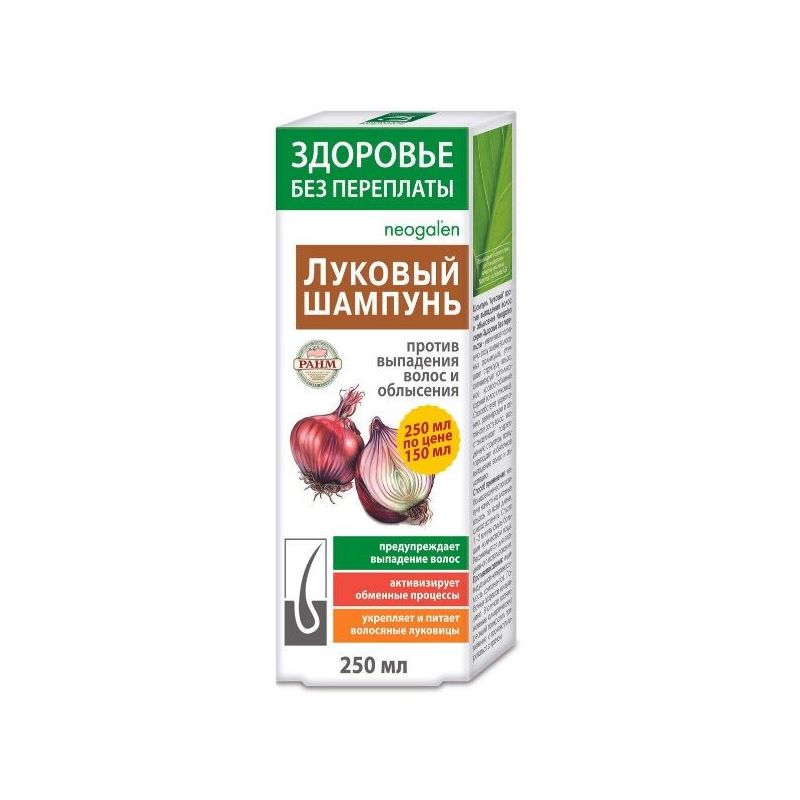Sibula shampoon juuste väljalangemise ja kiilaspäisuse vastu 250ml - Fora Farm RU
