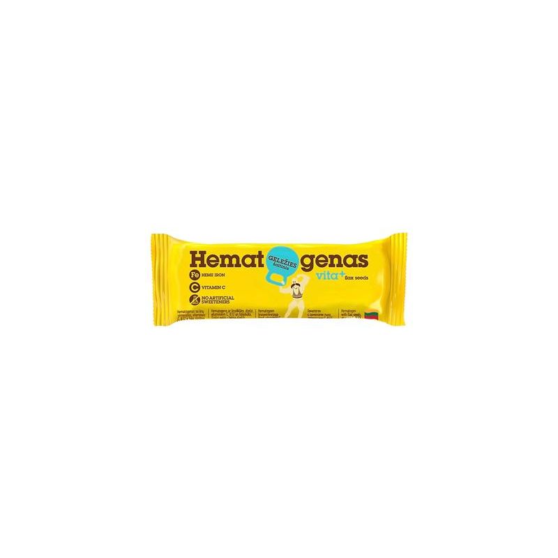 Irisas batoniņš - Hematogēns ar linsēklām, 50 g - Mogemas Uab