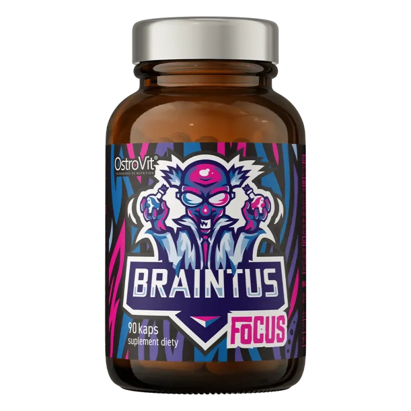 Braintus Focus, 90 kapsulas – komplekss smadzeņu un kognitīvo funkciju atbalstam, OstroVit