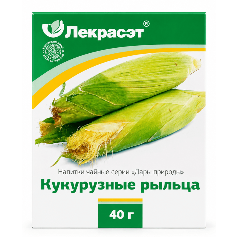 Kukurūzas zīdi tējas pagatavošanai, 40 g - Lekraset