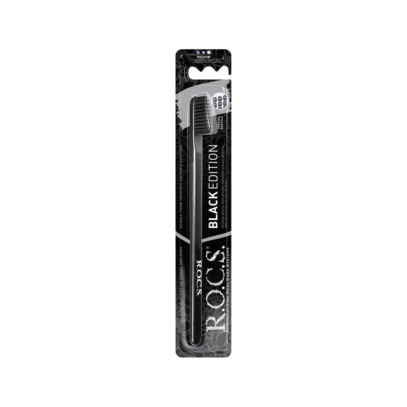 Zobu birste R.O.C.S. Smart Brush Classic Black Edition
