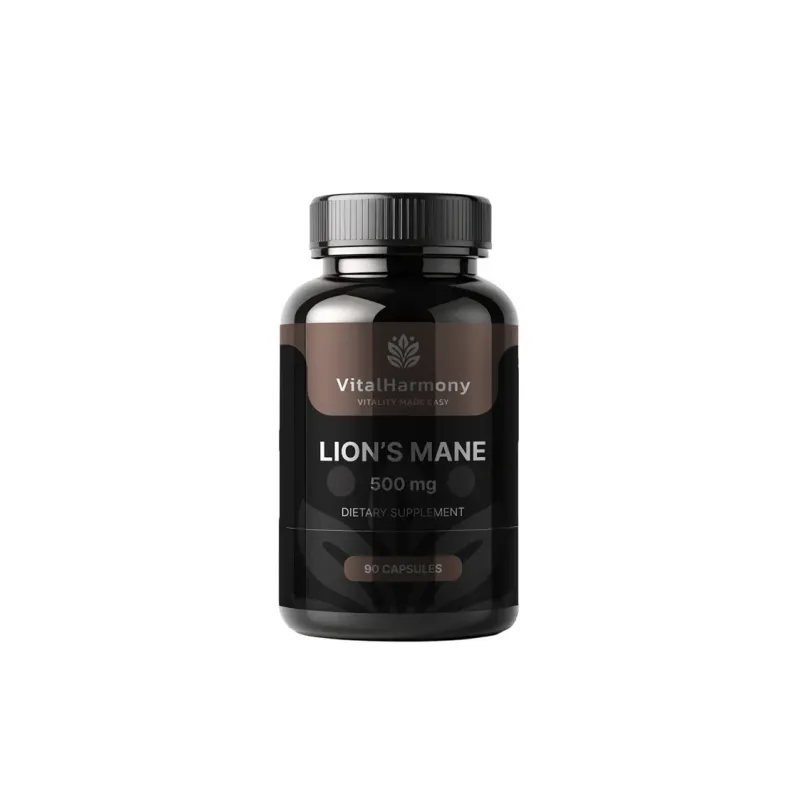 VitalHarmony LIONS MANE  500 mg  90 caps