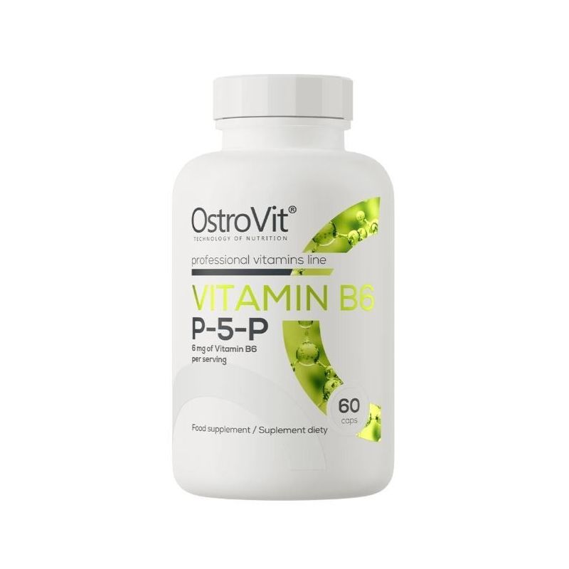 Vitamīns B6 P-5-P, 60 kapsulas – OstroVit