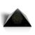 Poliruota šungiito piramidė, 5 cm
