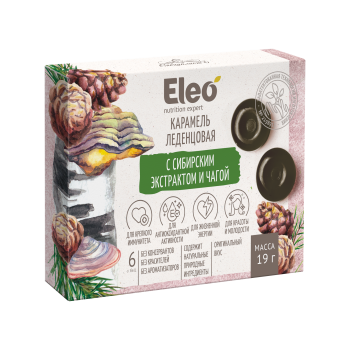 "ELEO" Karamell siberi ekstrakti ja musta pässikuga 19 g