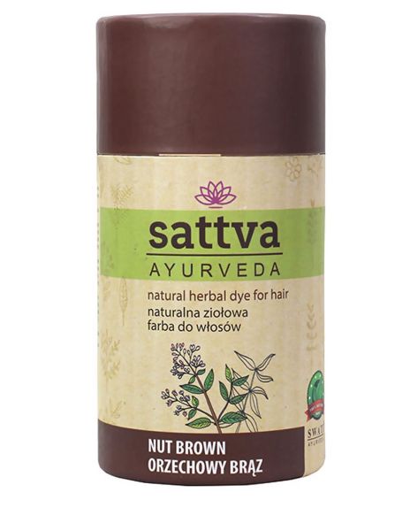 TAIMNE KASTAN JUUKSEVÄRV  NUT BROWN  150G SATTVA