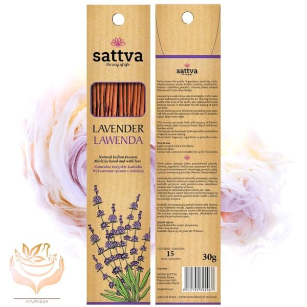 VIIRUKIPULGAD LAVENDLI LÕHNAGA  30G (15 TK)SATTVA