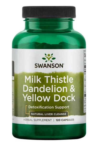 MAARJAOHAKAS JA KÄRNOBLIKAS KAPSLID N120 - SWANSON (MILK THIS DANDELION YELLOW DOCK)
