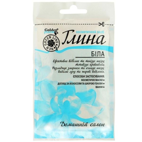 "Golden Pharm" KOSMEETILINE SAVI KEHALE "VALGE", 60 g