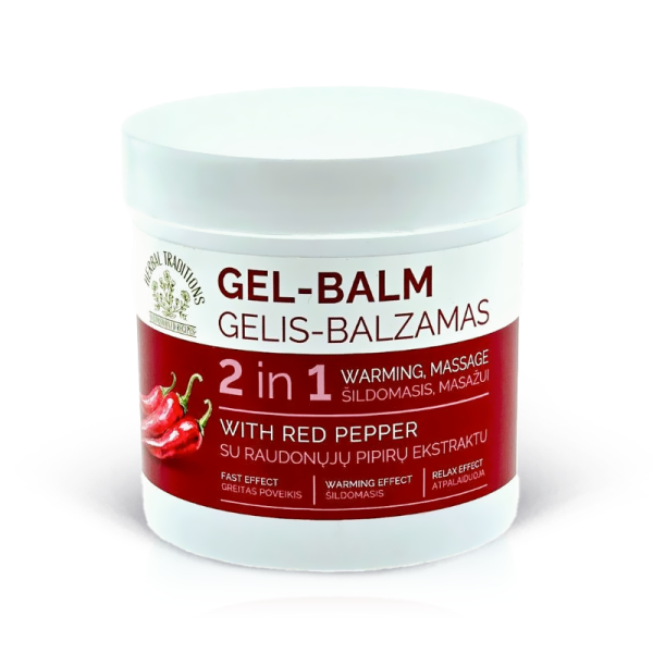 "HERBAL TRADITIONS" geel-palsam punase pipra ekstraktiga, 250 ml.