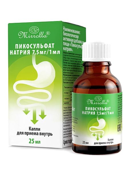 TILGAD PIKOSULFAT NATRIJA 7,5 MG/ 1ML 25ML MIRROLLA