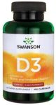 KAPSLID  VIT D-3 HIGH POT 1,000IU (25MCG) 250 SWANSON