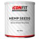 Натуральные очищенные семена конопли 300г - Iconfit