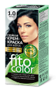 Стойкая крем-краска 1.0 тон Черный - Fito color