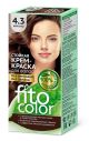 Стойкая крем-краска для волос цвета шоколад 4.3 - FITOCOLOR