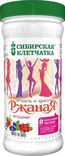 SIBERI RUKKI TOIDUKIUD MARJADEGA 350G