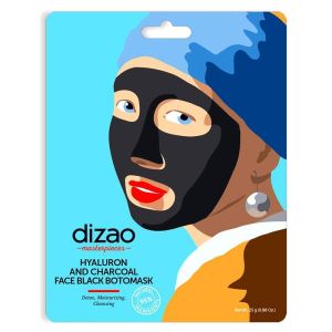 "DIZAO" BOTOMASK MUST NÄOLE "Hüaluroon ja süsi", 25g