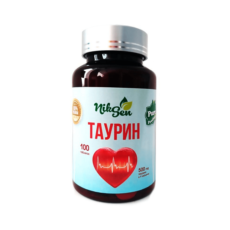 Tauriin tabletid 500 mg N100 - NikSen