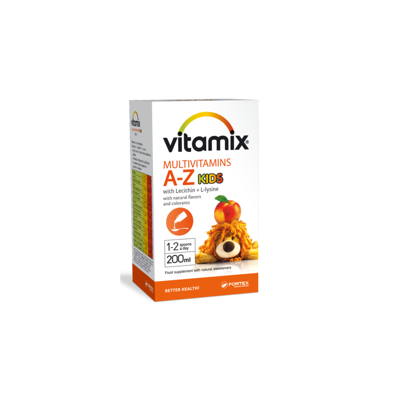 Vitamix multivitamiinid lastele A-Z 200 ml Fortex