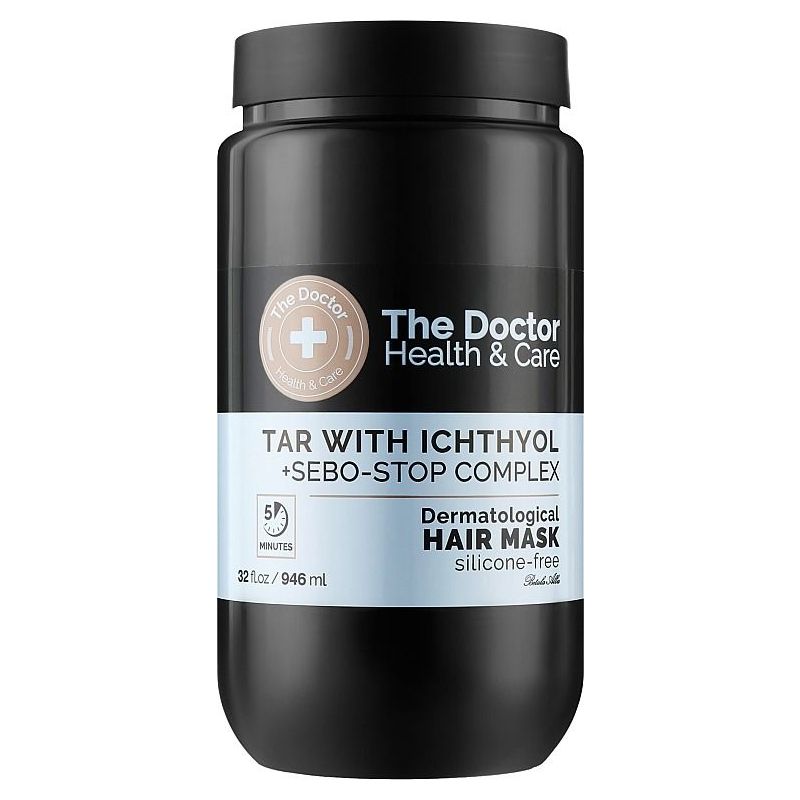 Juuksemask kõõmavastane "tõrv ja ihtüool"  The doctor & Health Care 946 ml ELFA