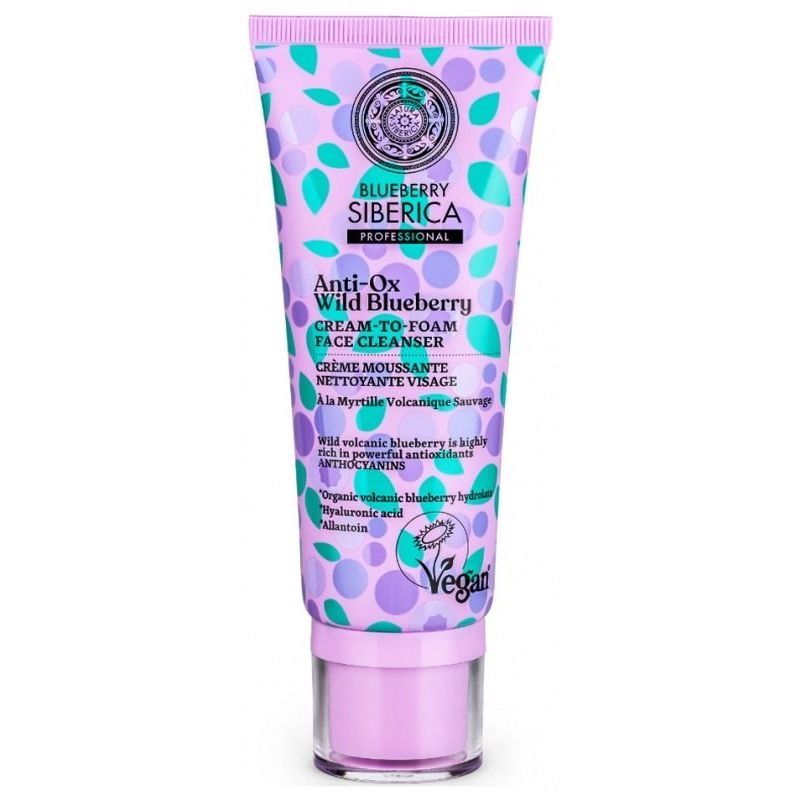 "Blueberry Siberica" Kreemvahu näopesugeel õrn puhastav 100 ml