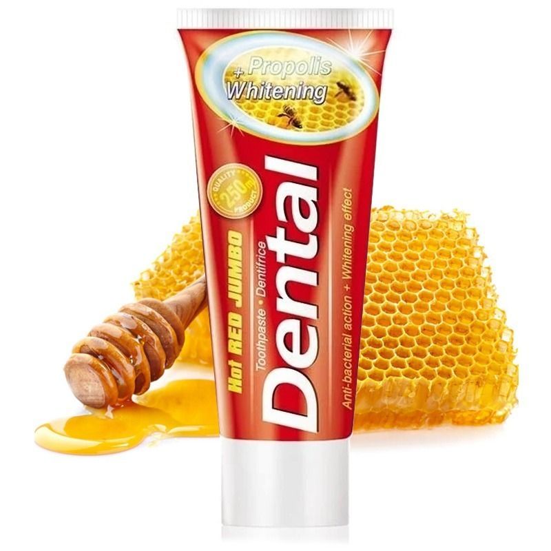 Hambapasta "HotRedJumbo" Propolis + Whitening 250 ml 