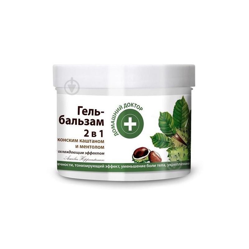 "Home Doctor" Hobukastaniga geel-palsam jalgadele "2 in 1" , 500 ml