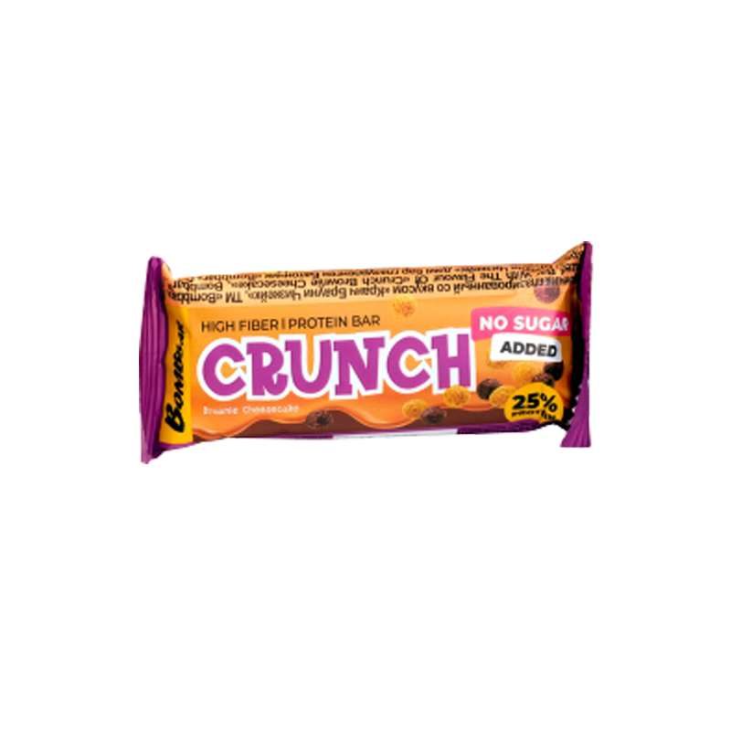 "BOMBBAR" CRUNCH glasuuritud batoon Crunch Brownie Cheesecake maitsega, 50 g