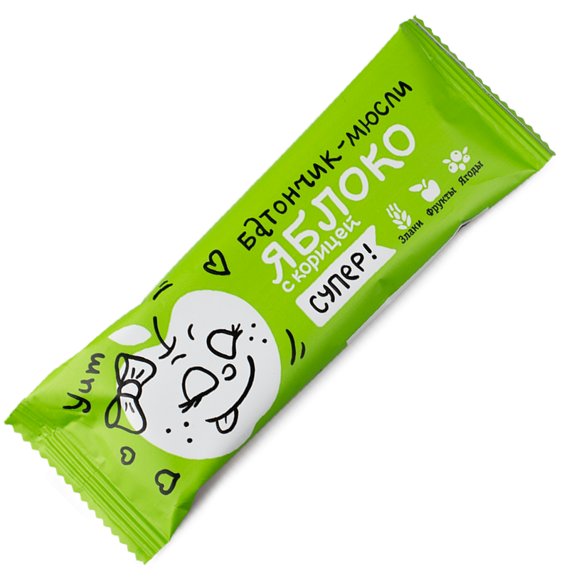 Batoonike õuna ja kaneeliga 25 g - Leovit ( jabloko s koricej) (яблоко с корицей)
