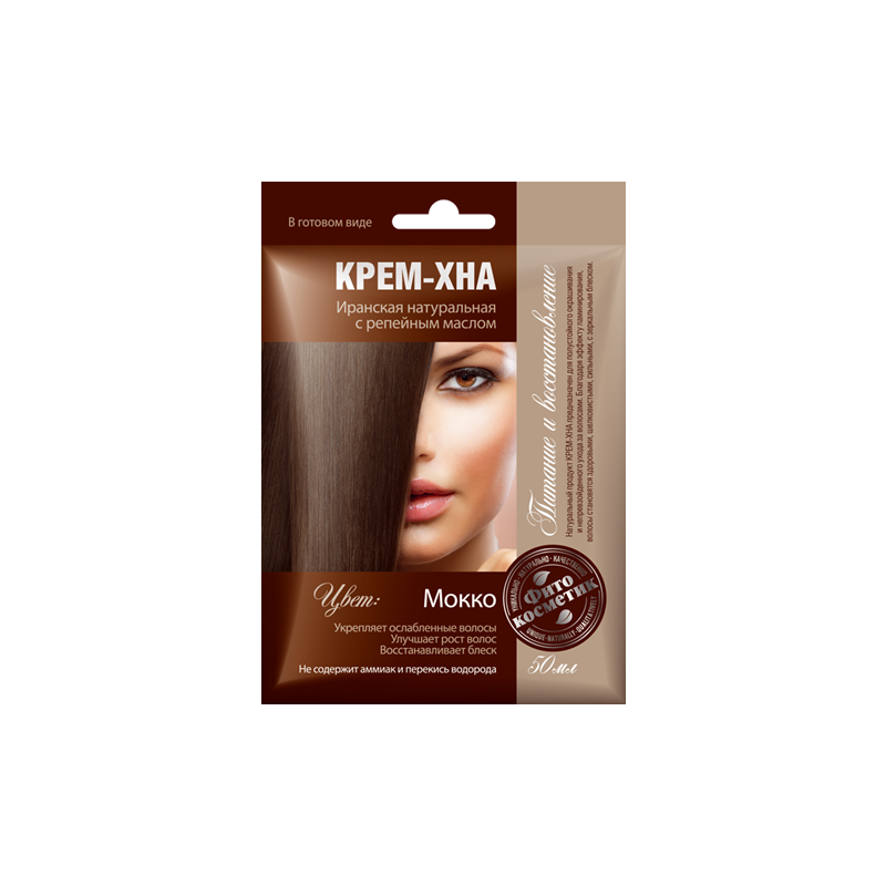 Hennakreem tugevdav 50 ml Moka(Fitokosmetik)