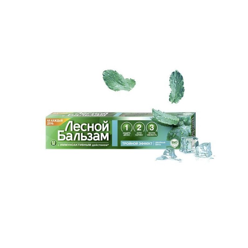 LESNOI BALSAM HAMBAPASTA TOPELT PIPARMÜNT 75ML