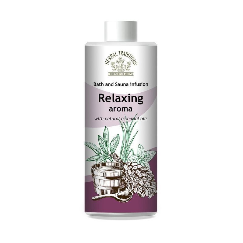 Sauna ja vanni aroomilahus, RELAXING 500 ml - Herbal Traditions 