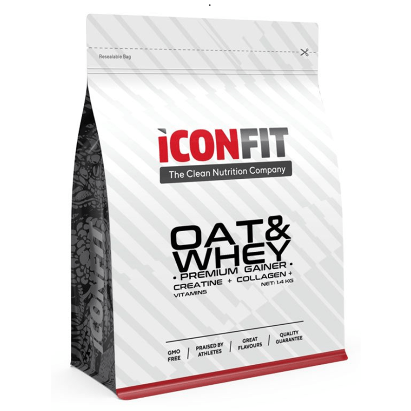 Oat & Whey valgugainer vaniljemaitseline 1,4 kg - Iconfit
