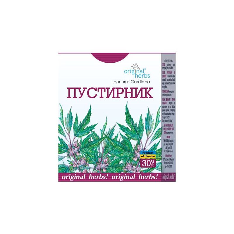 Taimetee südameroht (Motherwort), 30 g - Original Herbs