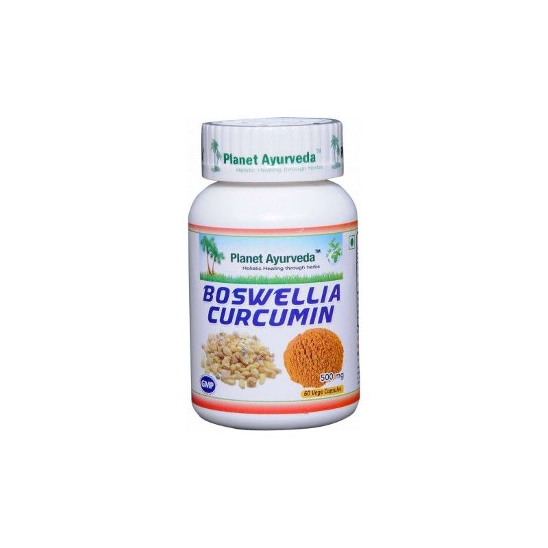 "PLANET AYURVEDA" Boswellia-curcumin 60 capsules
