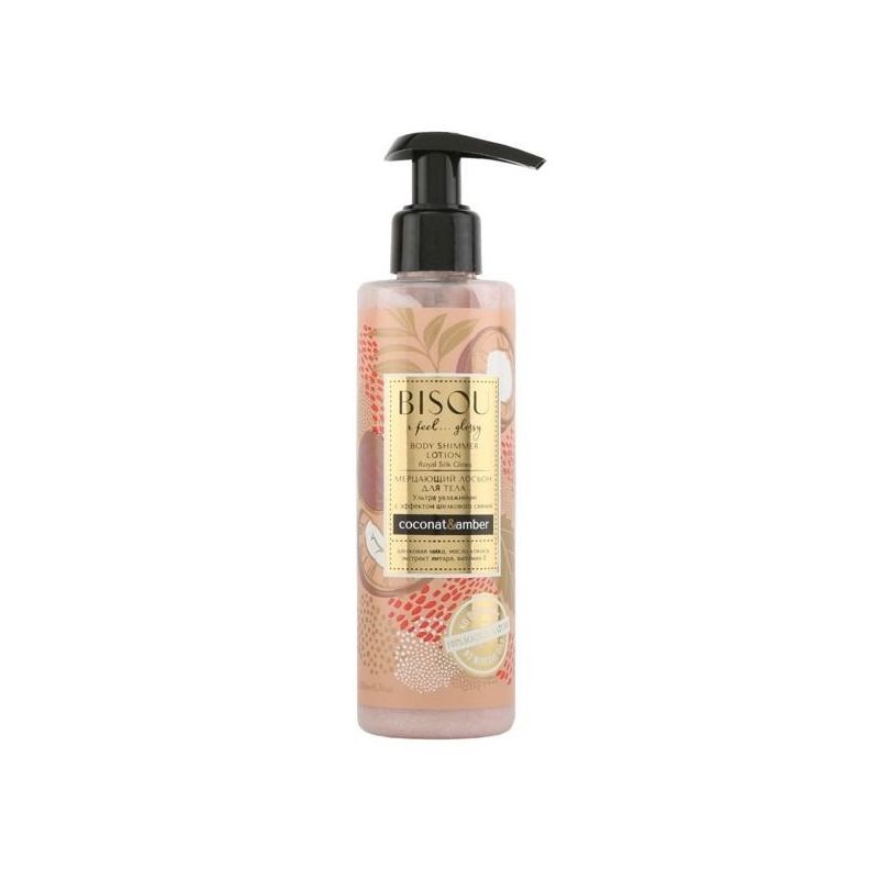 BISOU KOOKOSE COCONUT & AMBER LÄIKIV NIISUTAV KEHALOSJOON 200ML