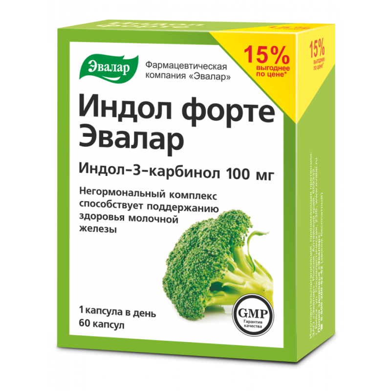 INDOOL KAPSLID №60 EVALAR 