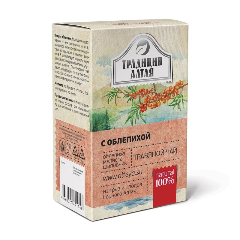 "Tradicii Altaja" Teejook astelpajuga 50 G