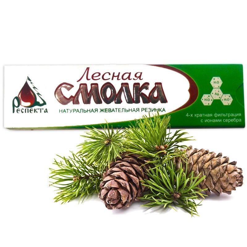 "Lesnaja Smolka" Naturaalne Närimiskumm , №5 х 1,0g 