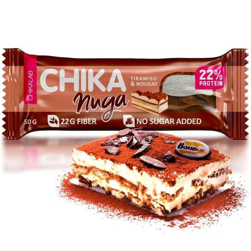 Chikalab Chika Nuga Tiramisu & Nougat 50 gr 