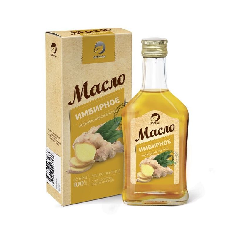 "Alteja"  Linaseemneõli ingverijuure ekstraktiga "INGVER", 100 ml