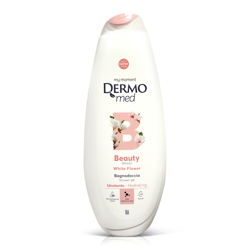 "DM" DUŠIGEEL VALGED LILLED "BEAUTY", 750 ml