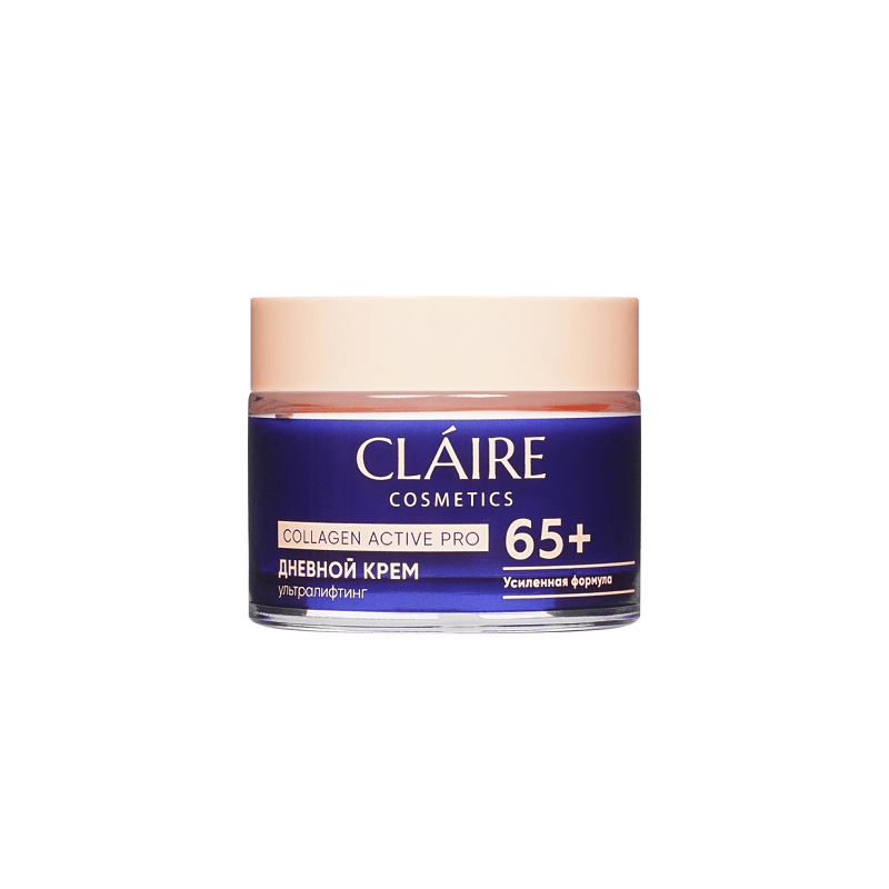 Päivävoide kollageenilla 65+ 50 ml - Claire Cosmetics