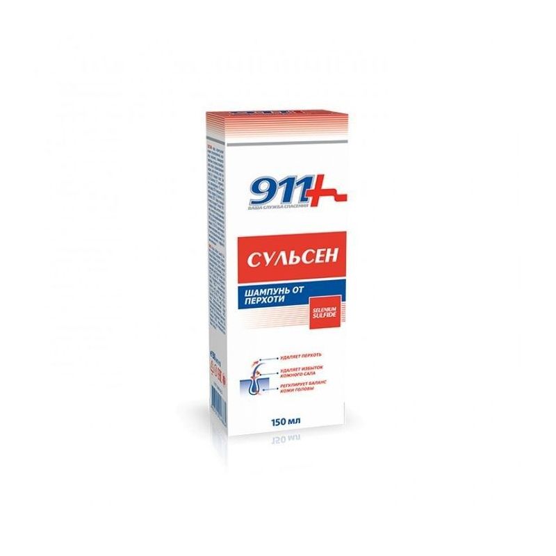 911 ŠAMPOON SULSEN FORTE KÕÕMAVASTANE  150 ML 
