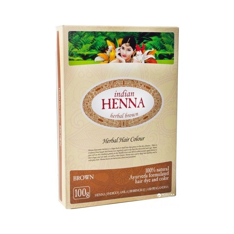 INDIAN HENNA PRUUN 100G 