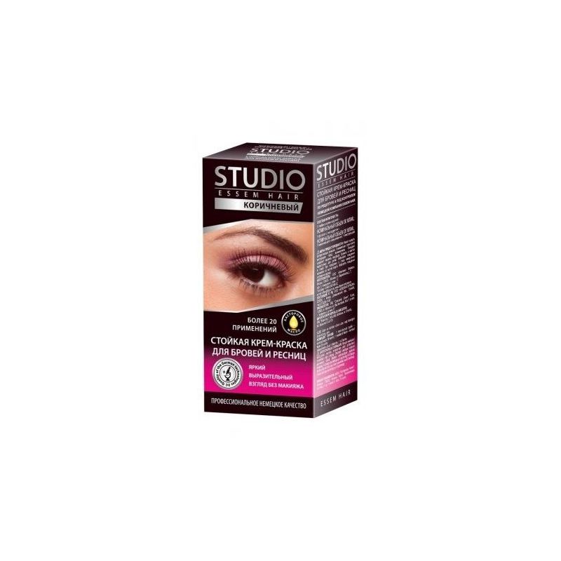 Ripsme ja kulmuvärv Studio pruun 30/20 ml