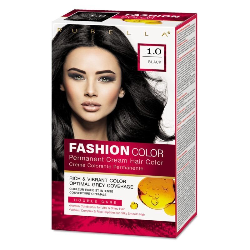 RUBELLA FASHION JUUKSEVÄRV MUST 1.0 115ML