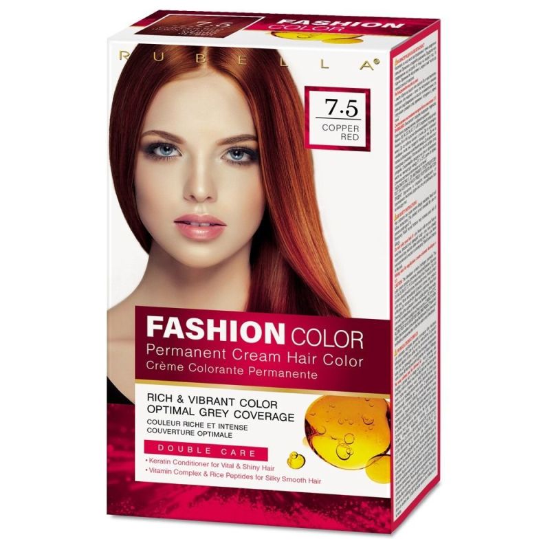 RUBELLA FASHION JUUKSEVÄRV VASK PUNANE 7,5 115ML