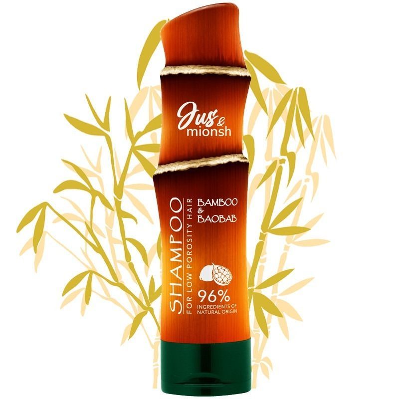 ŠAMPOON BAMBUUSE JA BAOBABIGA POORISTELE JUUSTELE 200ML